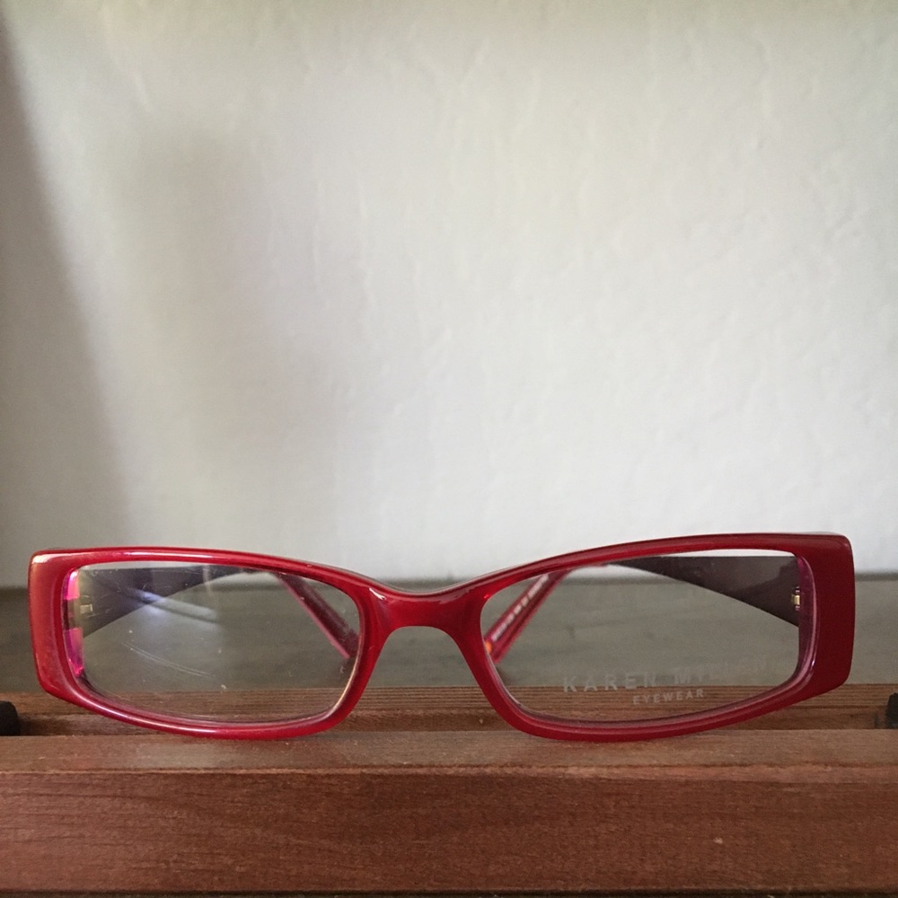 Karen Millen red eye glasses frame women